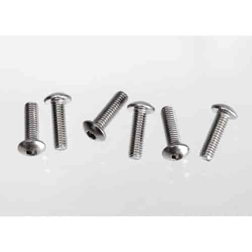 Stainless Steel Button-Head Machine Screws 3mm x 10mm