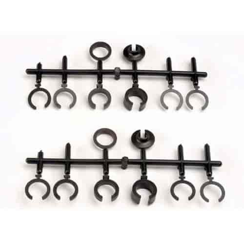 Big Bore Shock Retainer Kit Includes 2 Upper & Lower Spring Retainers