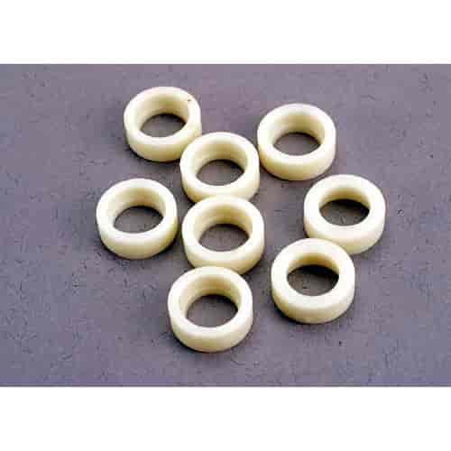 Bearing adapters 8 allows use of lighter 5x8mm bearings in place of 5x11mm bearings