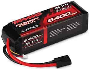 3-Cell Lipo Battery 6400 Semi-Rigid Construction