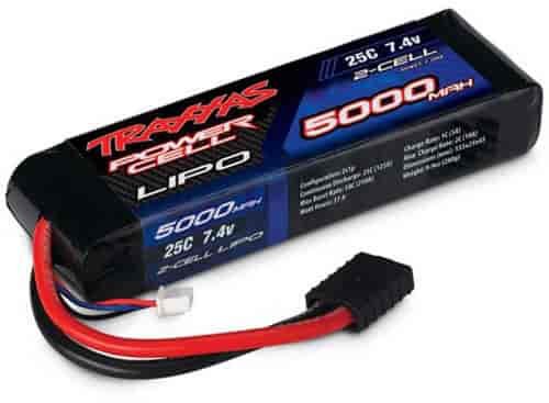 2-Cell LiPo Battery 5000 Semi-Rigid Construction