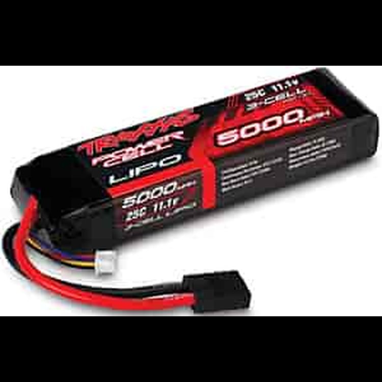 3-Cell LiPo Battery 5000 Semi-Rigid Construction