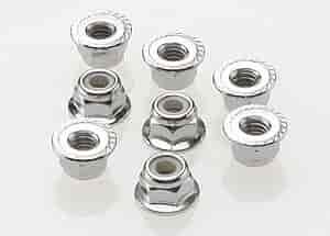 Nylon Locking Flanged Nuts 4mm