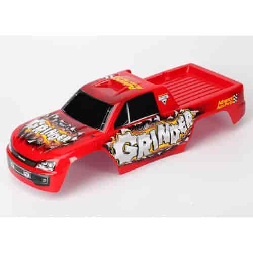Body Advanced Auto Parts Grinder Officially Licensed Monster Jam replica painted decals applied