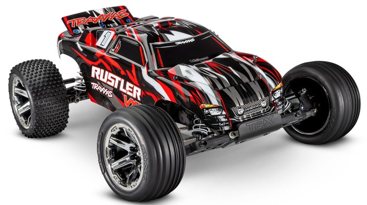 Rustler 2WD VXL Brushless Stadium Truck with Magnum 272R Transmission [Red]