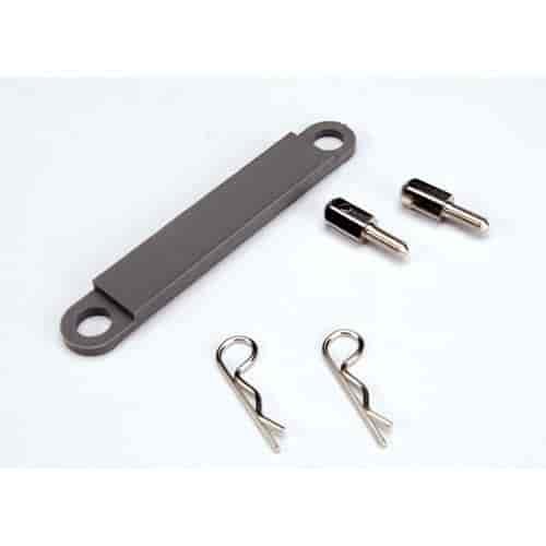 Battery Hold-Down Plate Grey Plastic