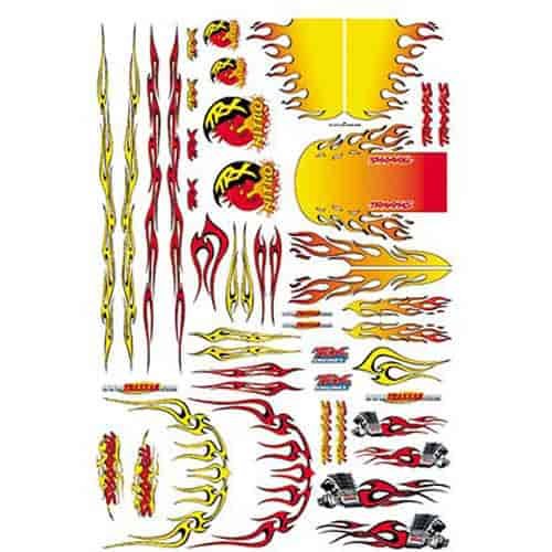 Flames Decal Sheet