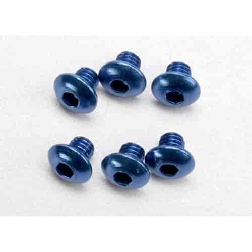 Button-Head Aluminum Machine Screws 4mm x 4mm