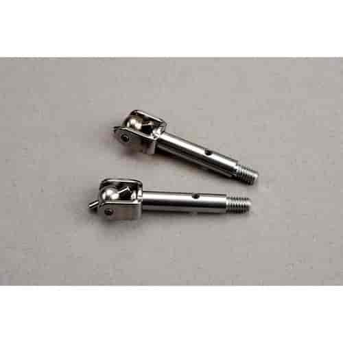 Stub axles rear 2 assembled with U-joints
