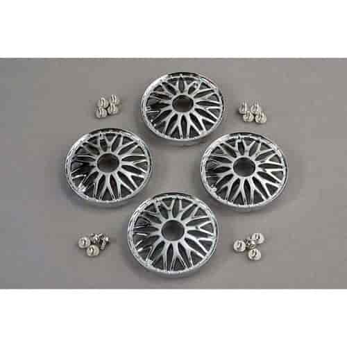 Wheel covers BBS type chrome 4 / attachment screws 12