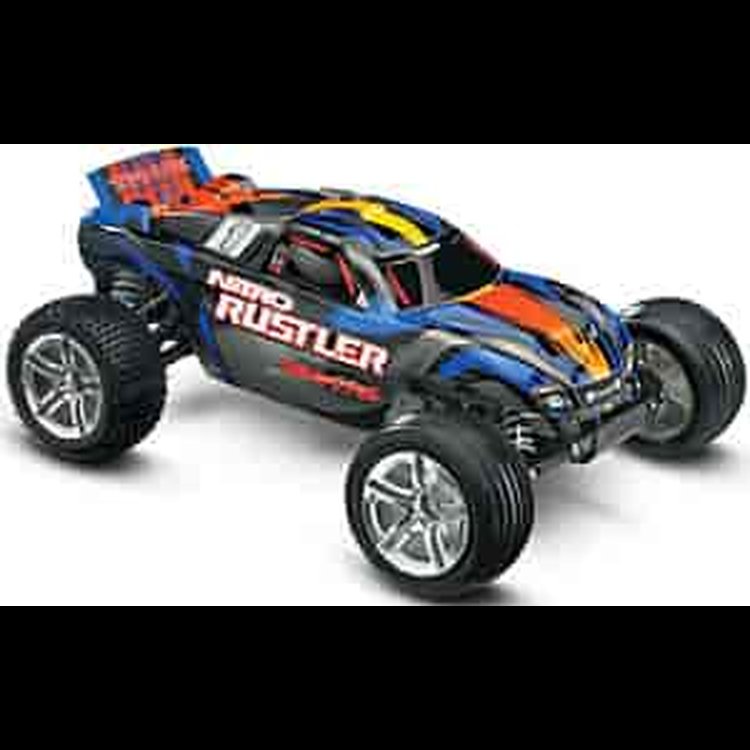 Nitro Rustler 2WD Stadium Truck 1/10 Scale Blue/Silver