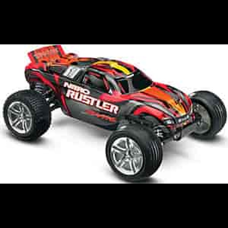 Nitro Rustler 2WD Stadium Truck 1/10 Scale Red/Silver