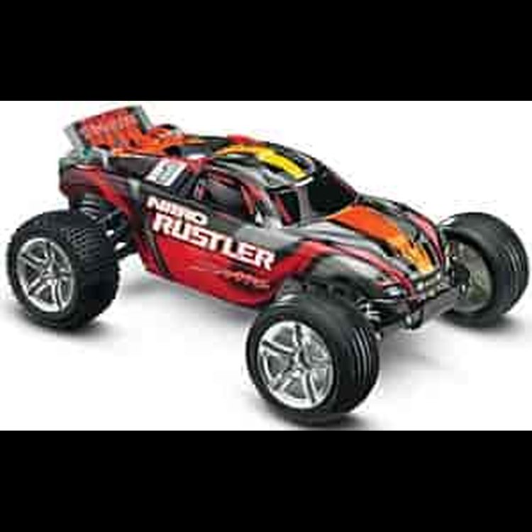 Nitro Rustler 2WD Stadium Truck 1/10 Scale Silver/Red