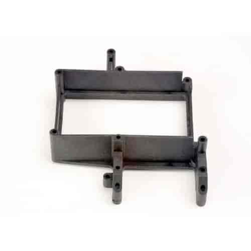 Fuel Tank Box & Throttle Servo Mount Black Composite