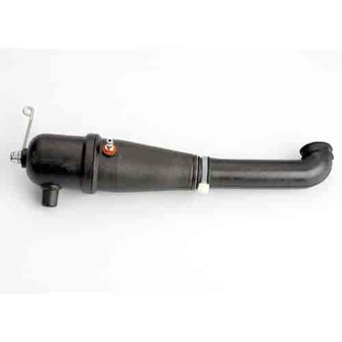 Tuned Pipe Assembly Black Plastic