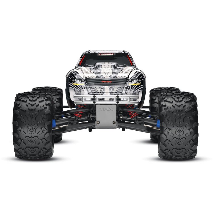 *USED - T-Maxx 3.3 Nitro 4WD Truck TQi 2.4GHz Transmitter & 5-Channel Receiver [ProGraphix White]