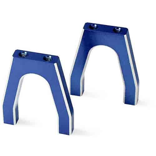 Brake & Throttle Servo Mounts Machined Blue Anodized Aluminum