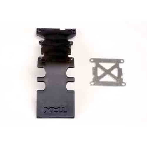 Rear Skidplate Black Hardened Plastic
