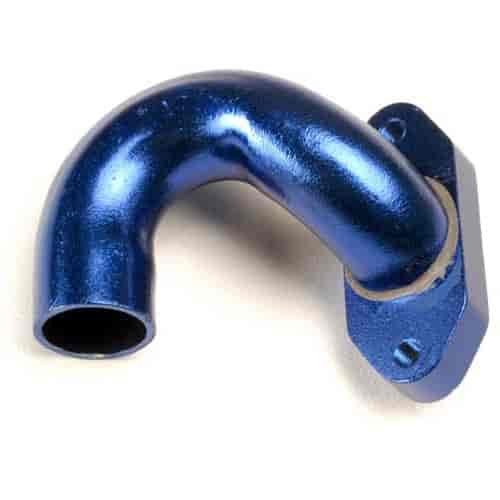 Exhaust header blue