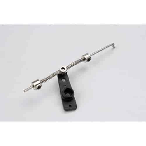 Linkage shift includes linkage wire servo horn springs and hardware assembled