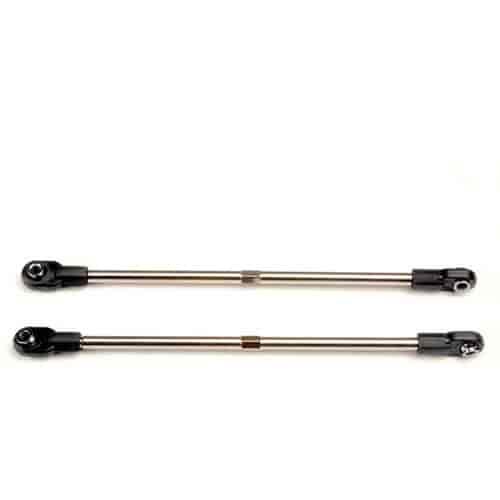 Turnbuckles 116mm rear toe control links 2 includes installed rod ends and hollow ball connectors