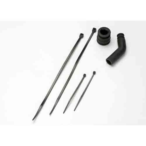 Exhaust Pipe Coupler & Deflector Molded Black