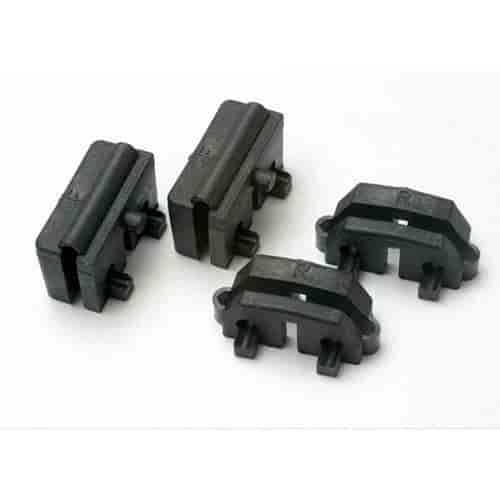 Steering Servo Mounts Black Plastic