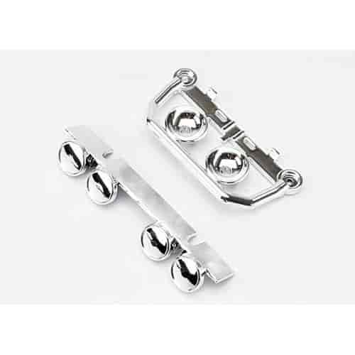 Front Bumper & Roof Lightbars Chromed Plastic