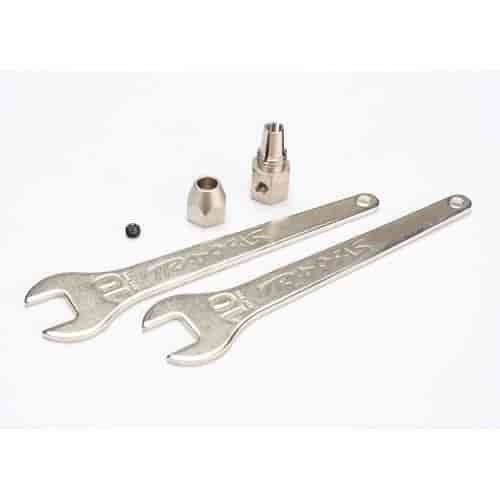 Collet Style Motor Coupler Includes grub screw & two 10mm wrenches