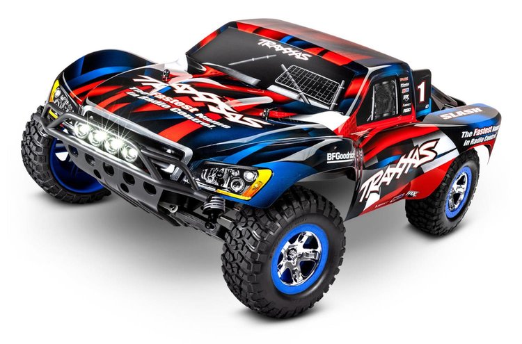 Slash 2WD 1/10 Scale Short Course Truck (SCT) Titan 12T 550 Motor [LED Lights]
