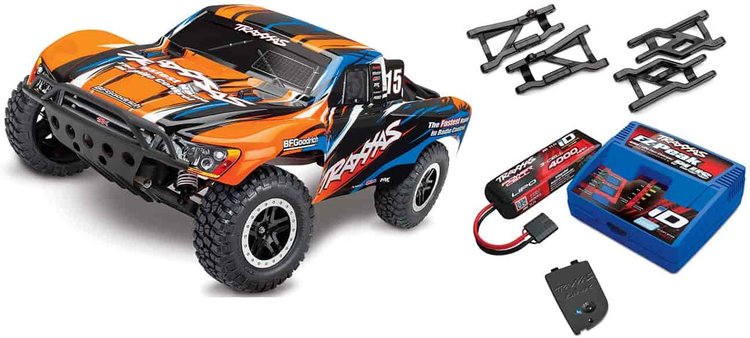 Slash VXL 2WD Brushless Short-Course Truck, Charger, Battery and Suspension Kit