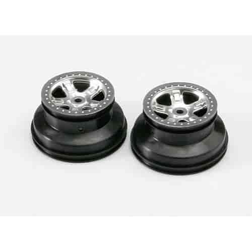 Dual Profile Wheels SCT 5 Spoke Satin Chrome w/Satin Chrome Beadlock