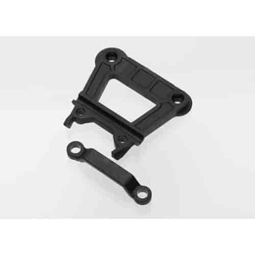 Bellcrank Brace & Draglink Black Plastic