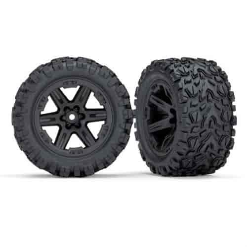 Wheel and Tire Kit for Rustler 4x4