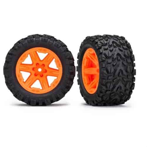Wheel and Tire Kit for Rustler 4x4