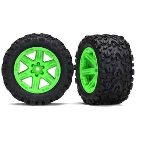 Wheel and Tire Kit for Rustler 2WD
