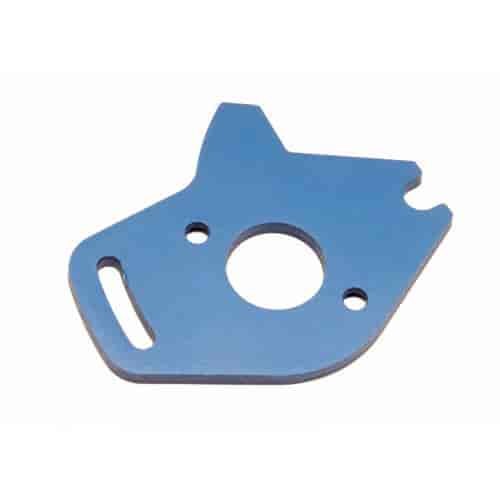 Motor Plate Blue Anodized Aluminum