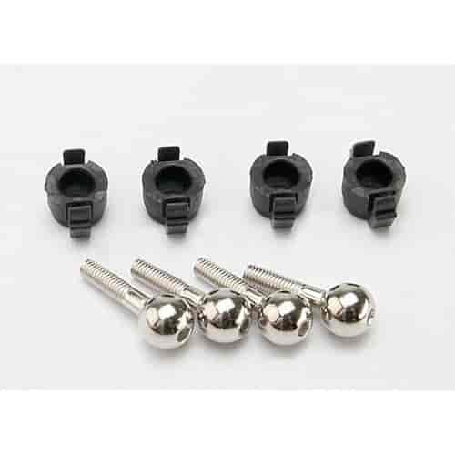 Pivot Balls & Caps 4 steel pivot balls