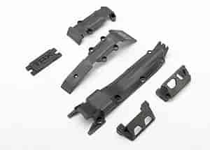 Front Skid Plate Set Black Nylon