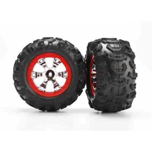 Assembled Wheels & Tires for 1/16 Summit RC