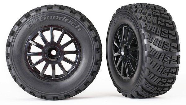 7473T Assembled Wheels & Tires for Ford Fiesta ST Rally RC