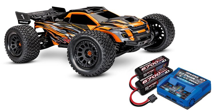 XRT Race Truck, Battery, and Charger Kit [Orange]
