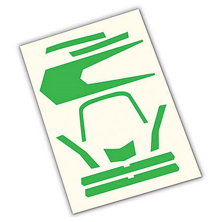 High Visibility Decals Green