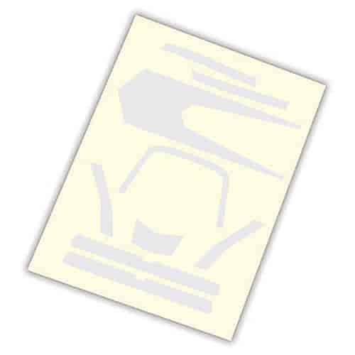 High Visibility Decals White