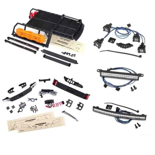 TRX4 Complete Exterior Lighting and Expedition Rack Kit