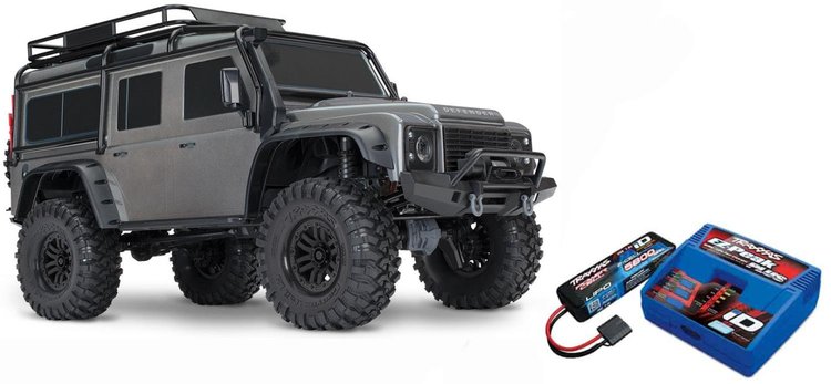 TRX-4 Land Rover Defender Trail Crawler, LiPo Battery, and Charger Kit