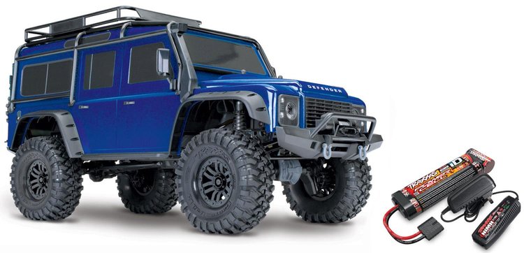 TRX-4 Land Rover Defender Trail Crawler, NiMH Battery, and Charger Kit