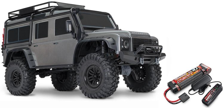 TRX-4 Land Rover Defender Trail Crawler, NiMH Battery, and Charger Kit