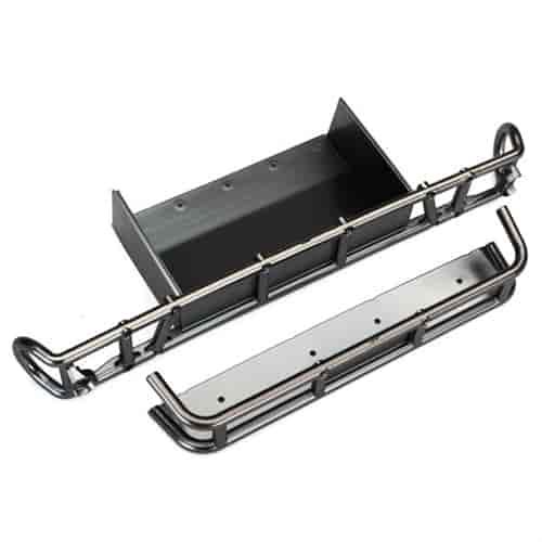 Rear Bumper/Bumper Extension - Satin Black Chrome