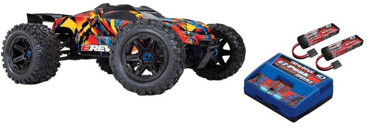 E-Revo Brushless 4WD Monster Truck, Battery, and Charger Kit